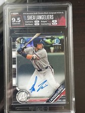 2019 Bowman Draft - Chrome Draft Pick Autographs Shea Langeliers #CDA-SL...