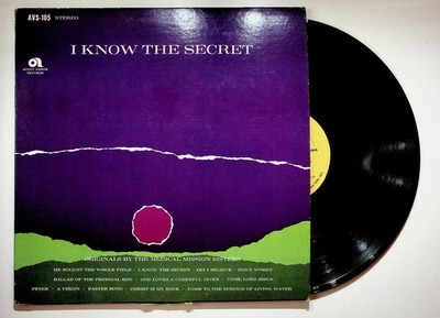 Medical Mission Sisters - I Know The Secret LP Record Avant Garde Folk 33 RPM