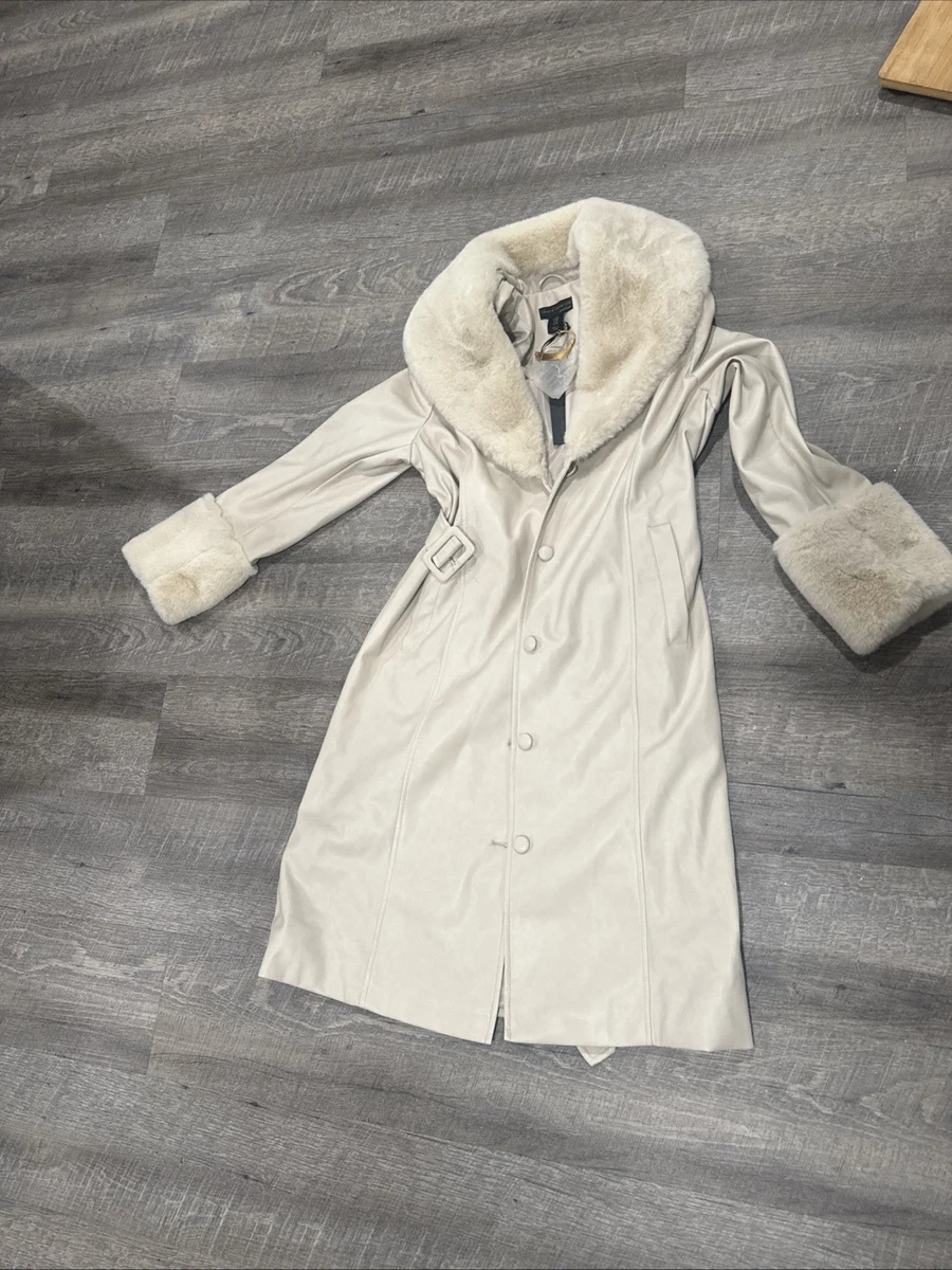 Faux Fur Trench Coats for Women for sale - eBay