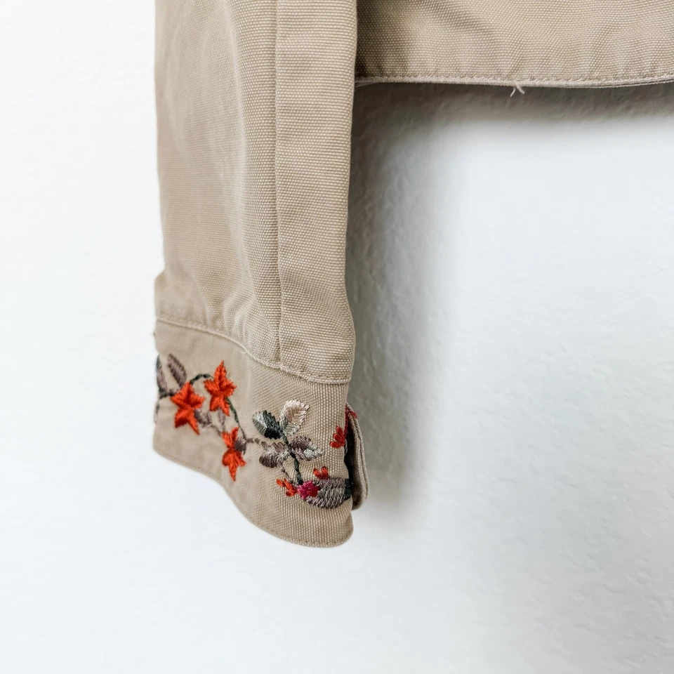 Женская куртка Y2K Lauren Ralph Lauren с цветочной вышивкой размер SP богемное вестерн - Изображение 4 из 4