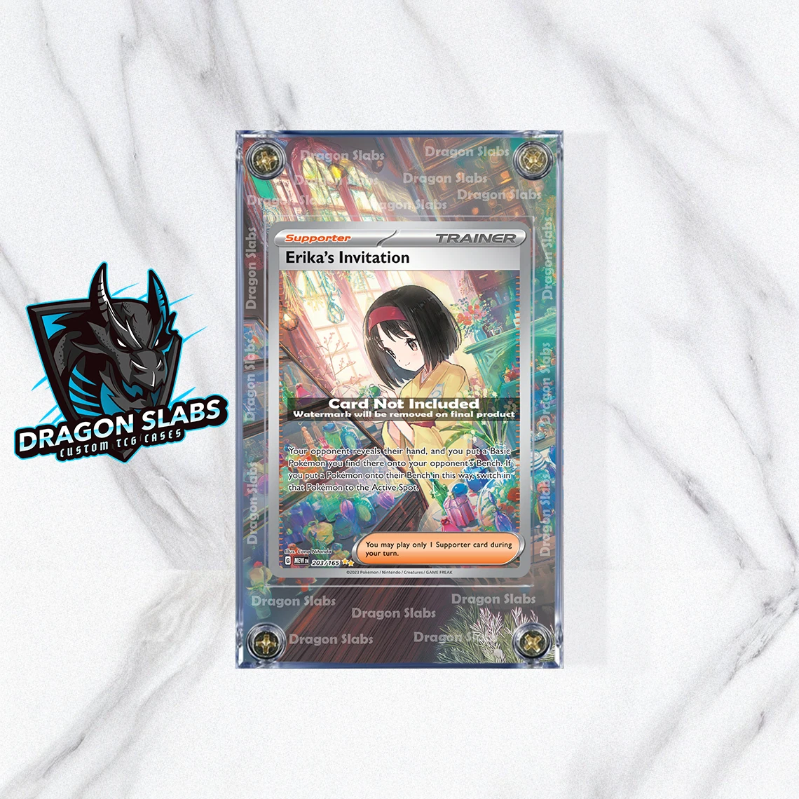 エリカの招待 英語版 PSA10 203/165 SIR Pokémon 151 Erika's