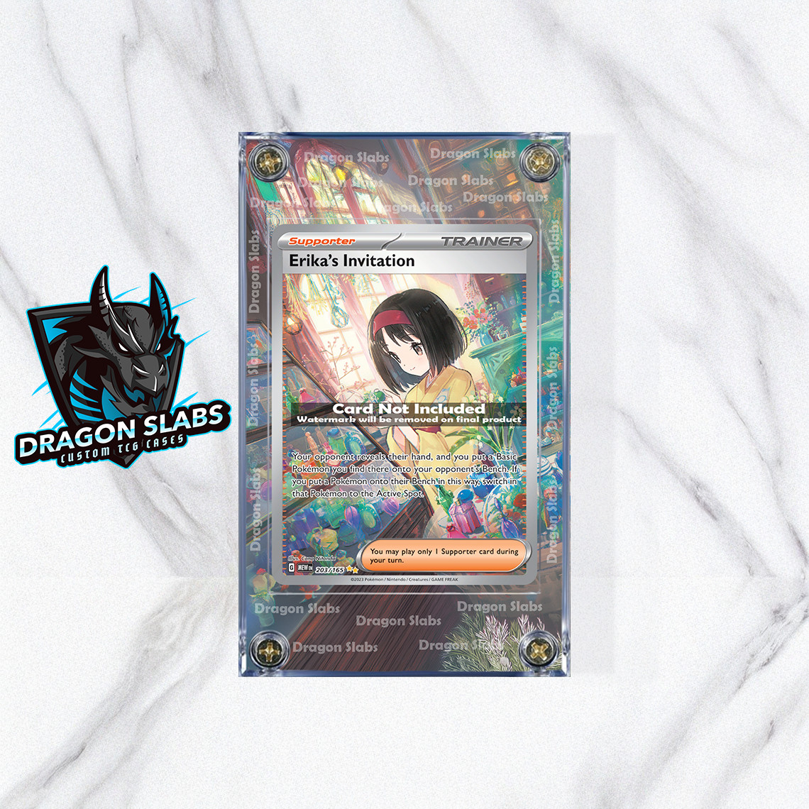 Pokemon 151 Erika's Invitation 203/165 Extended Artwork Case