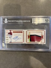 Shohei Ohtani 2018 National Treasures Rookie Signature Material  /10 BGS 8.5