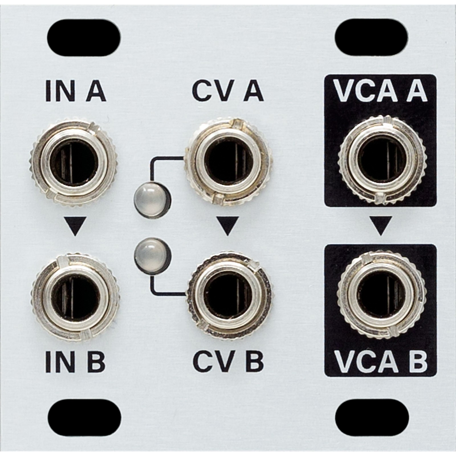 Intellijel 1U Dual VCA - Модульный синтезатор VCA