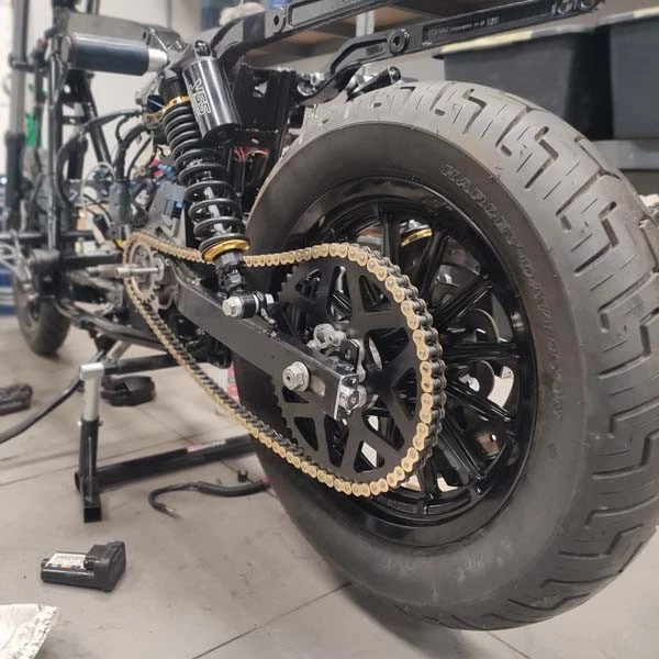 Chain Drive Kit Sprocket 24/55 +Chain Harley Davidson Dyna (to -2006) Stunt — 第 3/4 张图片