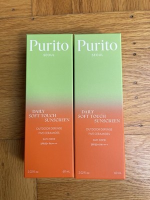 (2 PACK) PURITO SEOUL Daily Soft Touch Sunscreen SPF50+ 60mL KBeauty Exp: 4/2028