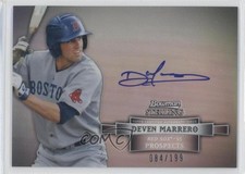 2012 Bowman Sterling Prospect Refractor 84/199 Deven Marrero #BSAP-DM Auto 1b8