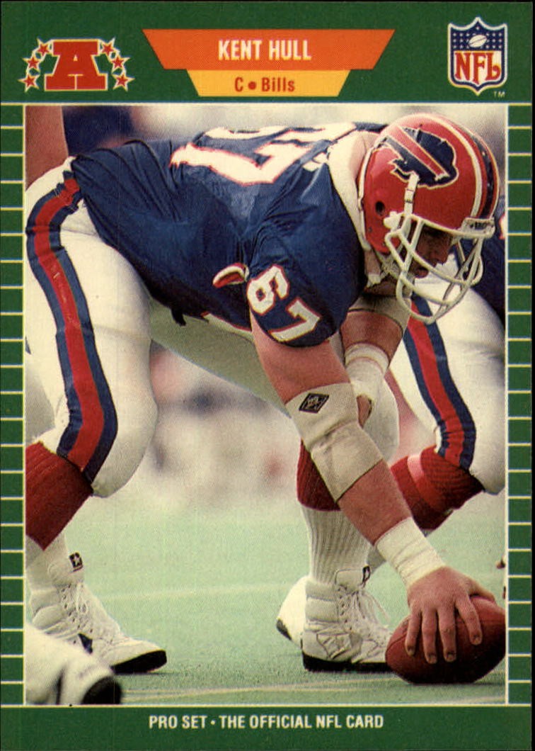 1989 Pro Set #21 Kent Hull RC - FB