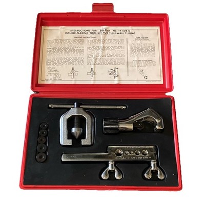 Blue Point TF-528-D 45° Double Flaring Tool Kit w/ Case 3/16-1/2 in