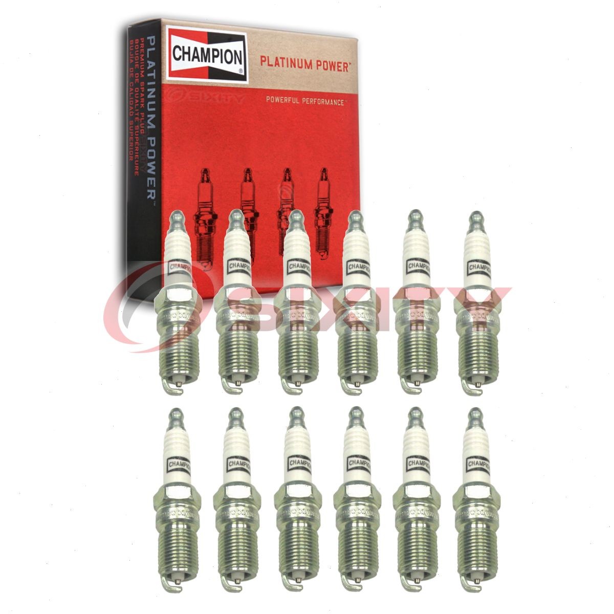 12 pc Champion Platinum Spark Plugs for 2010 Aston Martin DBS Ignition bg