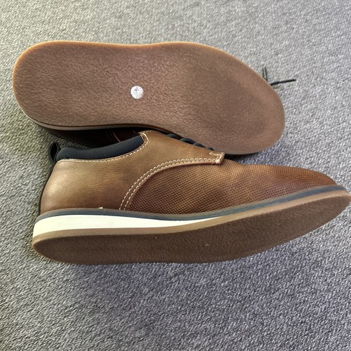 Boys There Abouts Mackem Memory Foam Brown Dress Shoes Size 2 - Picture 7 of 7