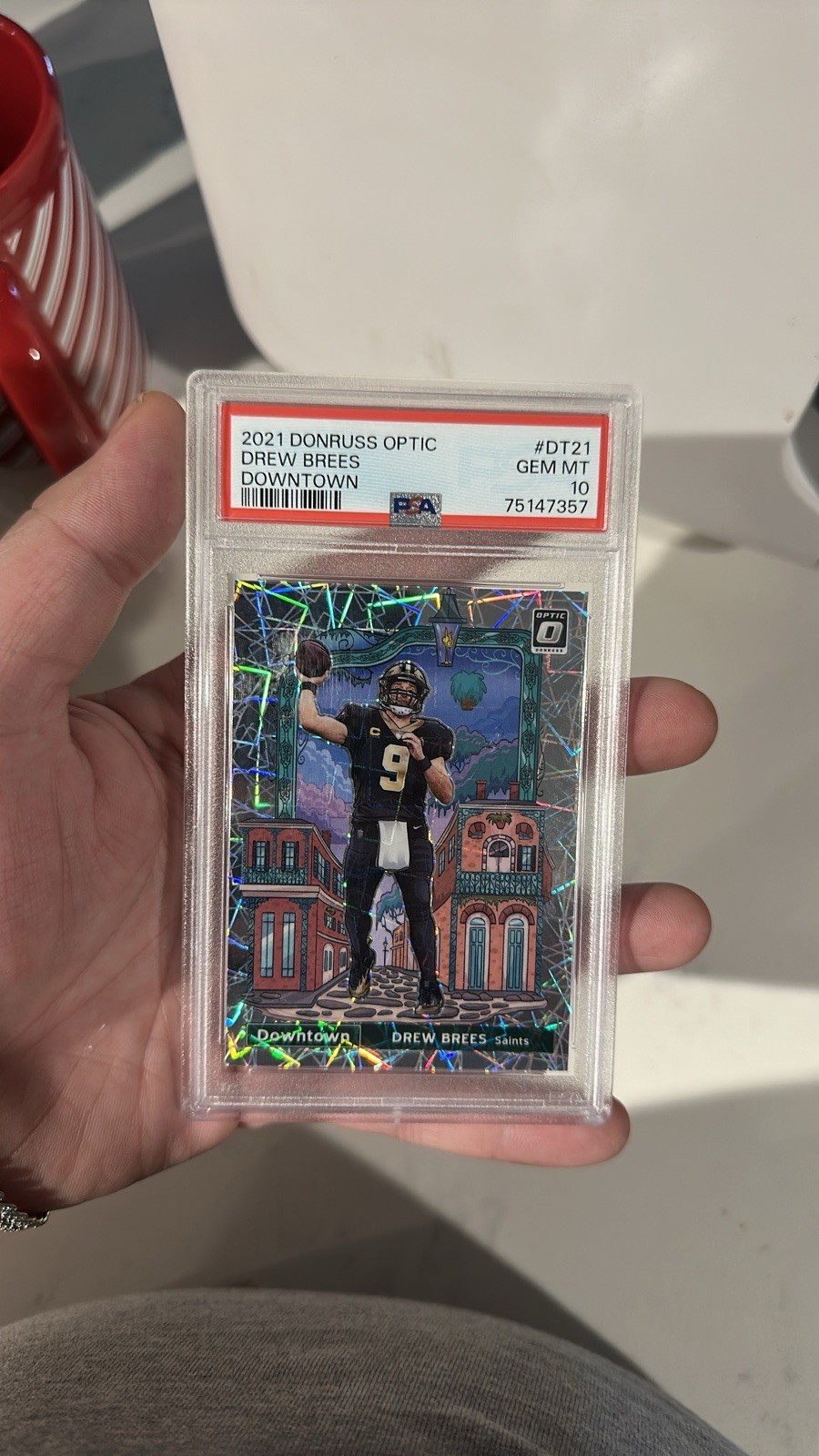 2021 Panini Donruss Optic - Downtown Drew Brees #DT-21