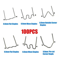 Hot Stapler Staples Welding Nail For Car Bumper Kit Pre-cut Repair Kit