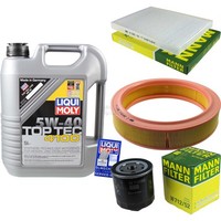 Inspektionspaket 5L Liqui Moly Top Tec 4100 5W-40 FüR VW Lupo 1.0 Polo 1.4 60