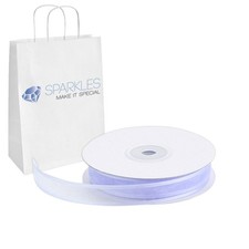 Organza Ribbon 5/8" Wide 25 Yd Yard Roll - Iris - Satin Edging Solid Reels sh