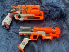 Nerf A4325 Zombie Strike Hammershot Blaster And Single Shot Pistol