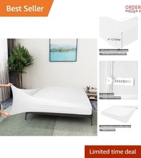 Box Spring Cover King Cal King Jersey Knit Stretch Wrap Around Bed Skirt