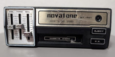 Novatone NT-501 lettore cassette vecchia autoradio d'epoca per pezzi di ricambio