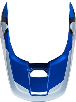 Fox Racing V1 Lux Helmet Visor/Peak Blue