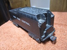 VINTAGE MARX PLASTIC O SCALE TRAIN TENDER NEW YORK CENTRAL