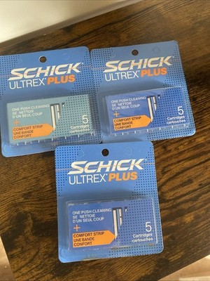 Vintage Schick Ultrex Plus 15  Blade Cartridges New