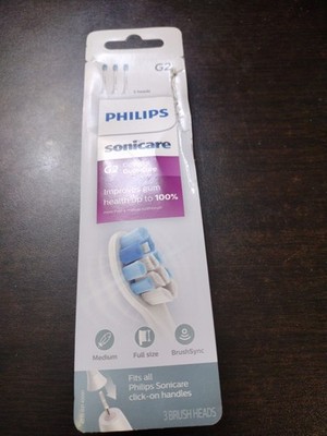 Philips Sonicare G2 Optimal Gum Care Replacement Brush Heads HX9033/65  2 Pack