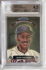 1993 Donruss Diamond Kings #DK7 Juan Gonzalez BGS Graded 4.5
