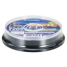 Verbatim BD-R XL 100GB Blu-ray Discs 10-pack Printable 2-4x Speed VBR520YP10SV2