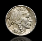 Buffalo Nickel, 1914-S, Key Date, high grade with full horn