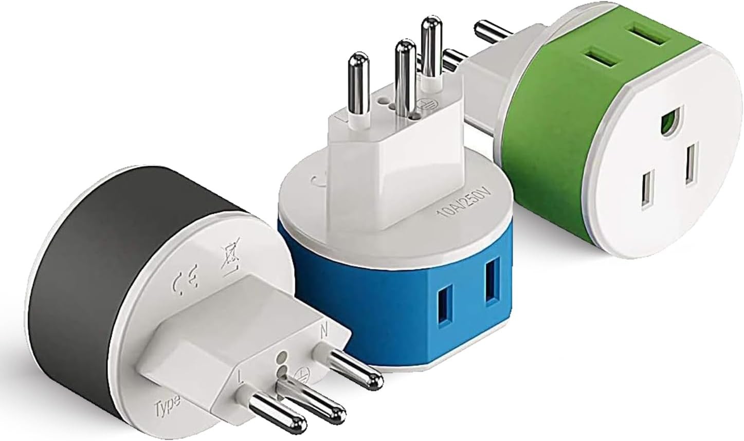 With 2 Usa Inputs - Travel 3 Pack - Type J