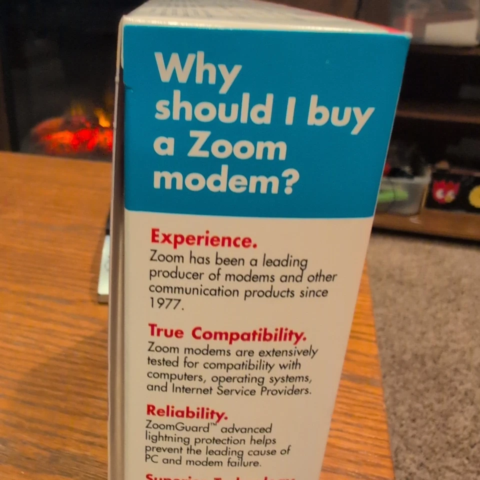 Mini módem externo USB Zoom 56K modelo 3090 V.92/V.90 con cable y CD Windows XP Foto 3 de 4