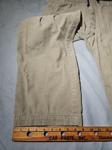 Pantalones De Colección OP Ocean Pacific Para Hombres Medianos Pana Carpintero Cordón Y2k Sueltos - Imagen 12 de 20