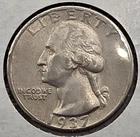 *SILVER* 1937  Washington Quarter - 90% Silver
