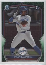 2023 Bowman Draft Chrome Green Grass Refractor 72/99 Dylan Campbell 0y2q