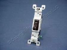 Leviton Brown Framed Toggle Wall Light Switch...