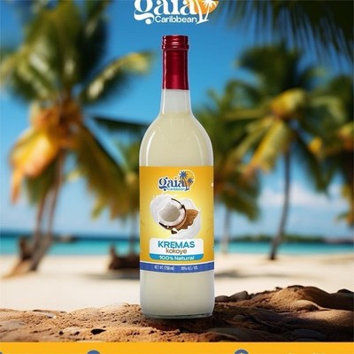 Gaia Caribbean Kremas 100% Natural 750 ml Coconut Ginger Chocolate Coffee