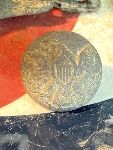 Dug Civil War 💥 🇺🇸 💣 Eagle Coat Button