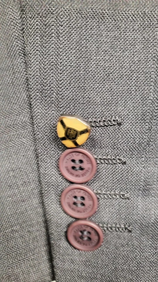 House of Howe Sz 40 Mens Blazer Jacket Black English Rock Gothic Renaissance NEW - Image 3 of 4