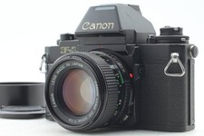 Canon New F-1 AE Finder 35mm SLR Film Camera New FD 50mm F1.4 Lens From JAPAN