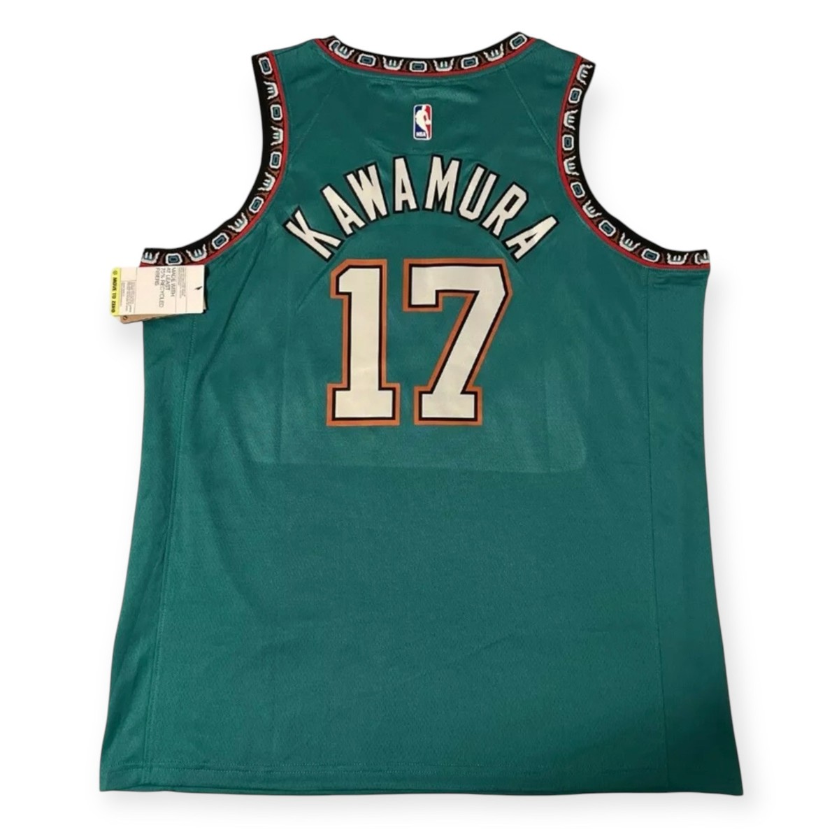 Yuki Kawamura Memphis Vancouver Grizzlies Throwback NBA Yuki Kawamura Memphis Vancouver Grizzlies Throwback NBA