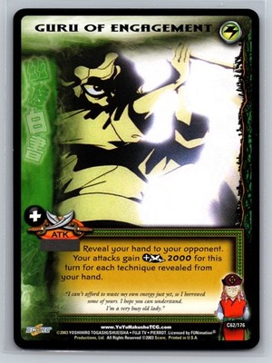 Guru of Engagement C62/176 Yu Yu Hakusho TCG Score 2003 Event ATK Boost Card