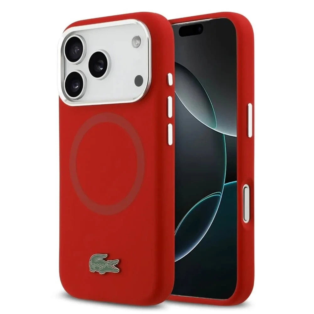 Lacoste for iPhone 17 Pro Smartphone Crocodile Magsafe Schutzhülle
