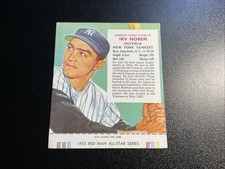 1955 Red Man Set-Break #AL9 Irv Noren VGX