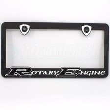 White Rotary Engine License Plate Frame Mazda Rx7 12a 13b Turbo Rx2 Rx3 Rx4 White Rotary Engine License Plate Frame Mazda Rx7 12a 13b Turbo Rx2 Rx3 Rx4