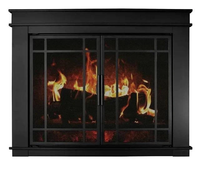 Pleasant Hearth Filmore Fireplace Glass Door 30" H x 37.5" W w/Screen NEW (49F) - Image 4 of 4
