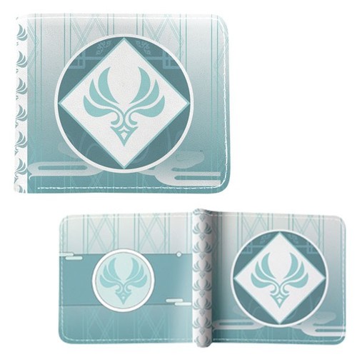 Genshin Impact Bi-Fold Wallet - ANEMO VISION New (Video Games 4x5" Billfold) - 第 1/2 張圖片