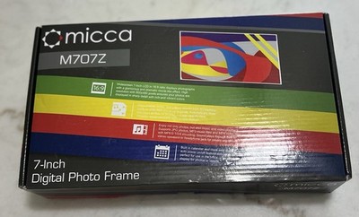 Micca M707Z 7-inch Digital Photo Frame 16:9 Widescreen LCD Display 800x480