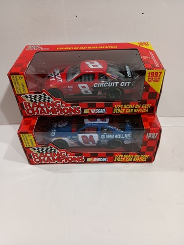 1997 RACING CHAMPIONS #94 RON BANFIELD NEW HOLLAND AND #8 HUT STRICKLIN CIRCUIT