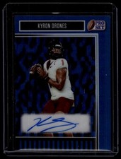 2025 Leaf Metal Pro Set Kyron Drones #BA-KD Blue Auto 11/20