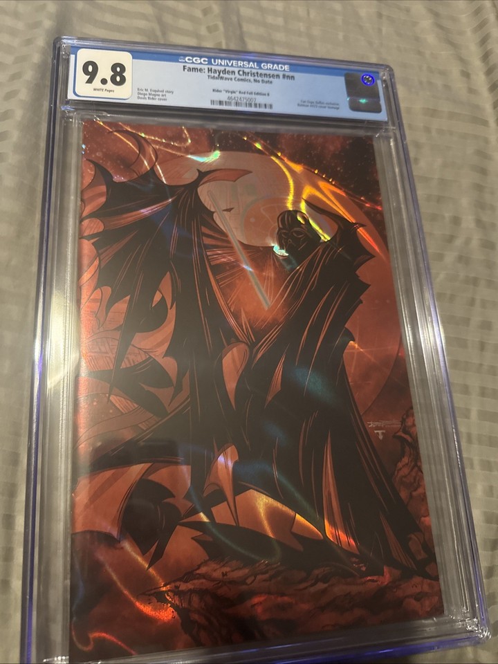 Fame: Hayden Christensen CGC 9.8 Red Foil Davis Rider Dallas Fan Expo ...